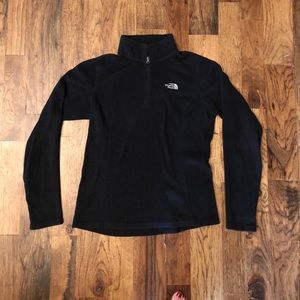 North Face 3/4 zip fleece pullover